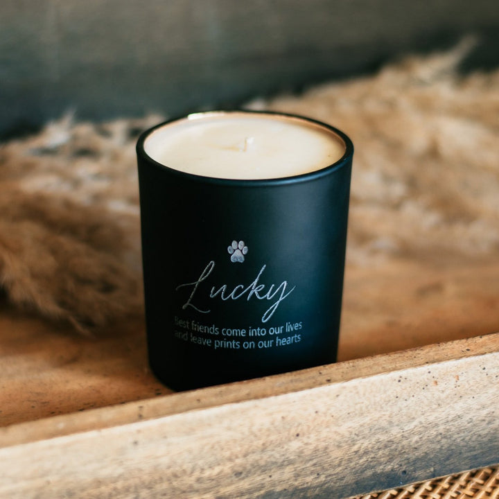 Custom Engraved Pet Memorial Candle