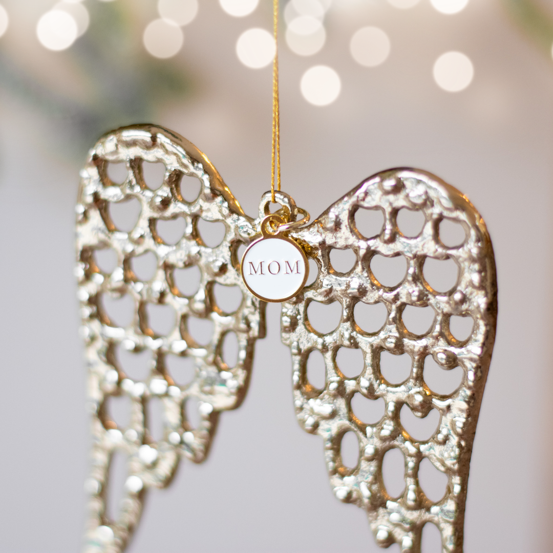 On Angel's Wings Ornament