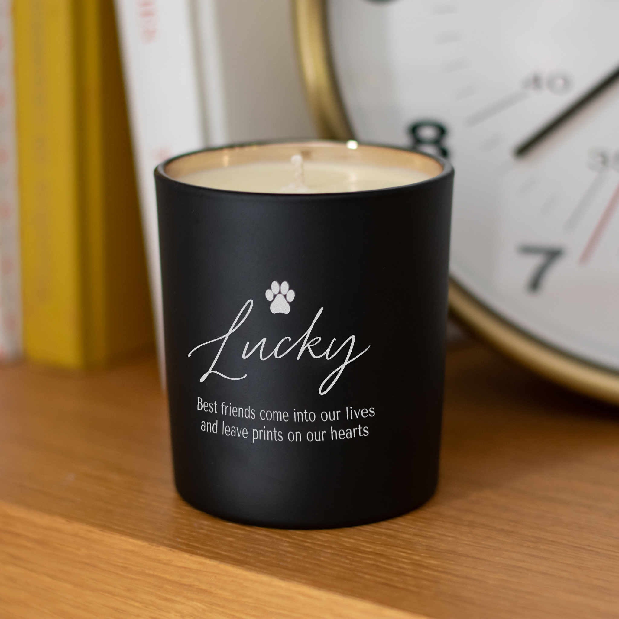 Dog memorial hot sale candle