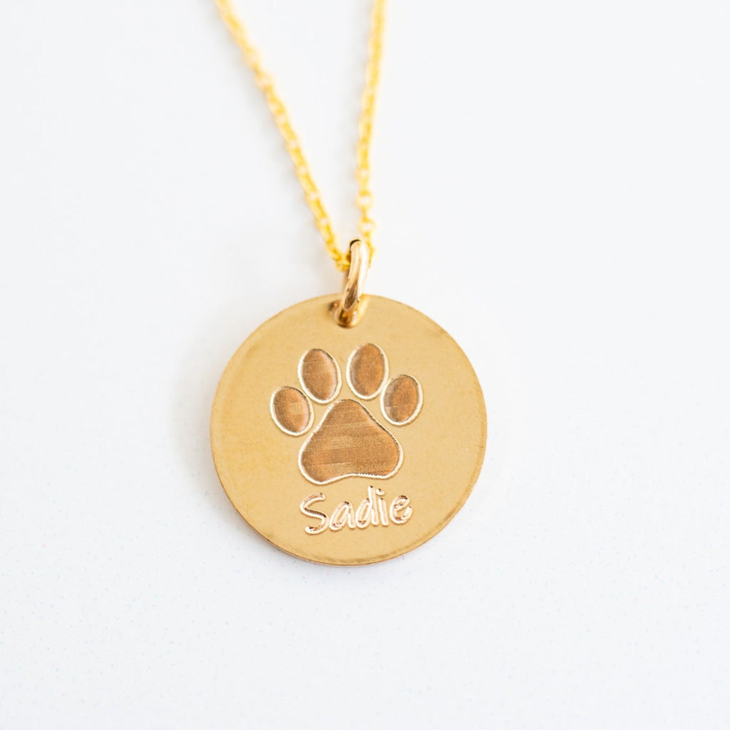 Dog and Cat Silhouette Necklace Dog and Cat Charm Dog 